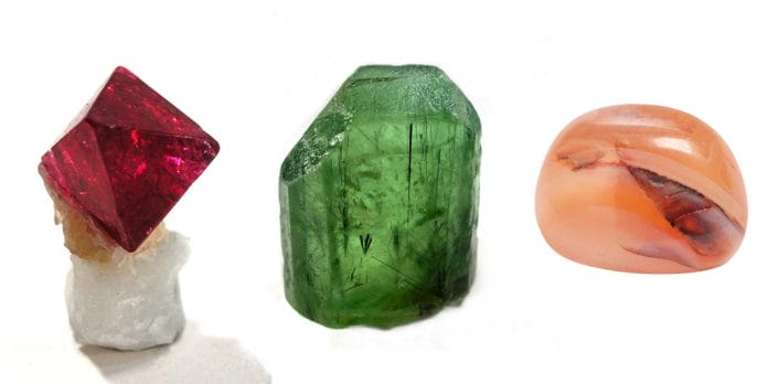 Peridot, Spinel, and Sardonyx