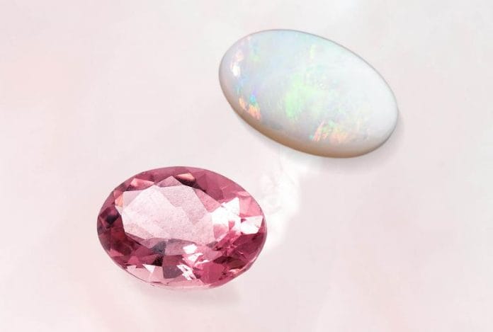opal and tourmaline