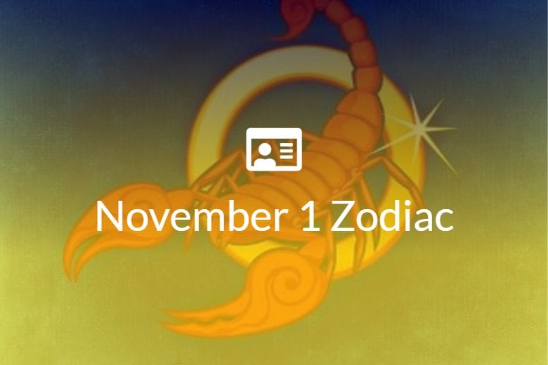 November 1 Zodiac Sign Full Horoscope And Personality