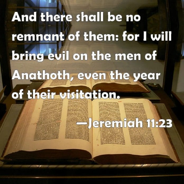 Jeremiah 11:11
