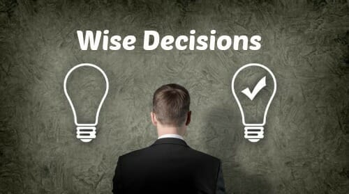 Guidance in making wise decisions 